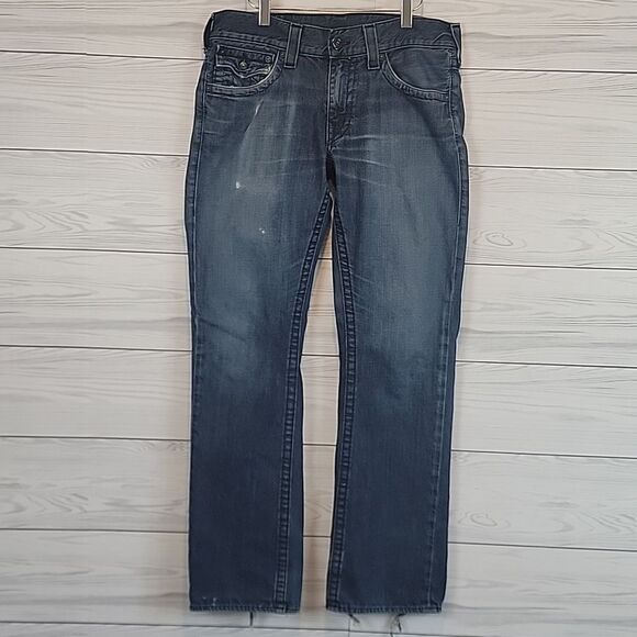 True Religion Ricky Jeans Mens Size 34X32 - Picture 5 of 16